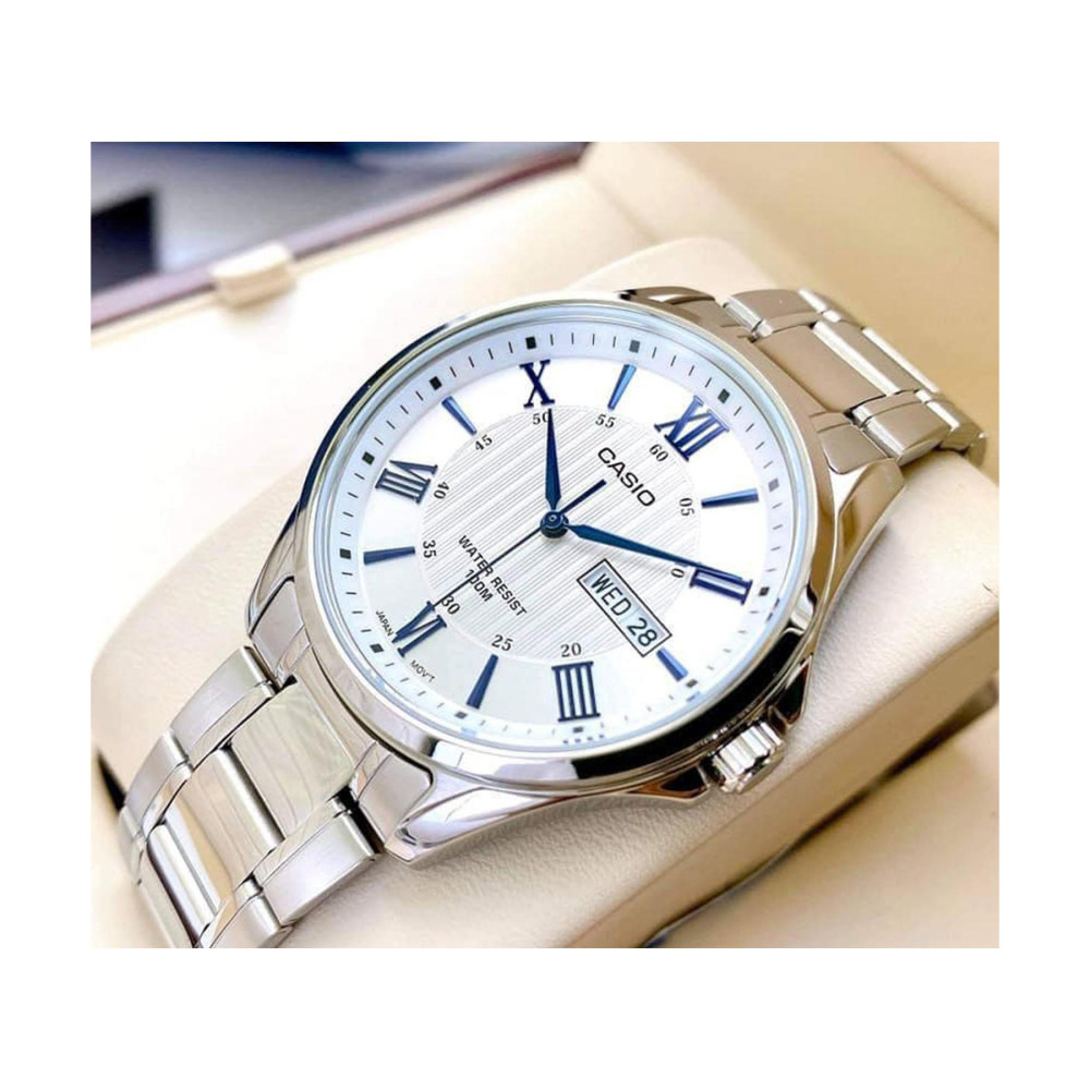 ساعت مچی مردانه اصل | برند کاسیو | مدل MTP-1384D-7A2VDF