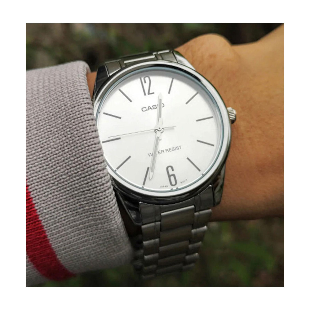 ساعت مچی مردانه اصل | برند کاسیو | مدل MTP-V005D-7BUDF