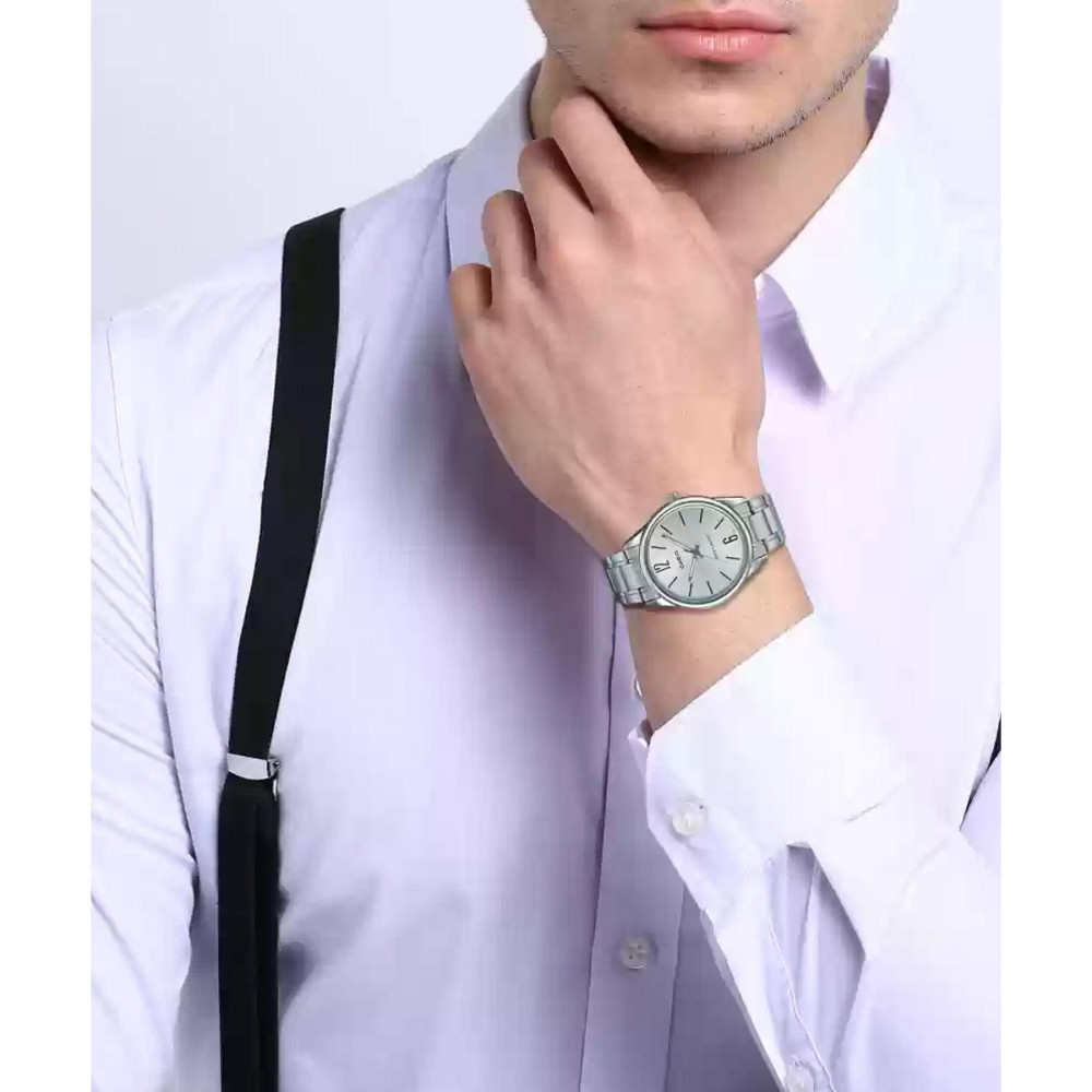 ساعت مچی مردانه اصل | برند کاسیو | مدل MTP-V005D-7BUDF