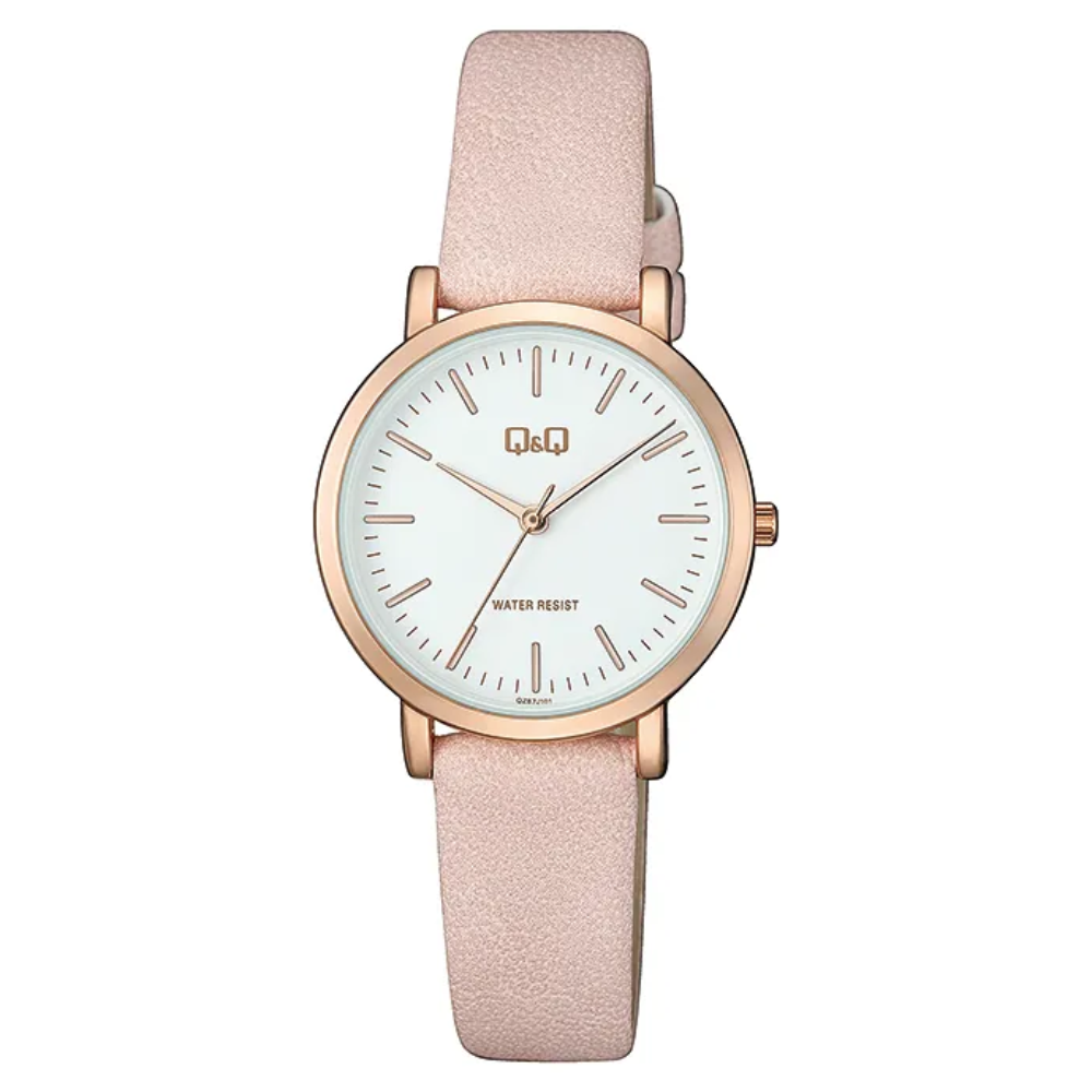 ساعت مچی زنانه اصل | برند کیو اند کیو | مدل QZ87J101Y