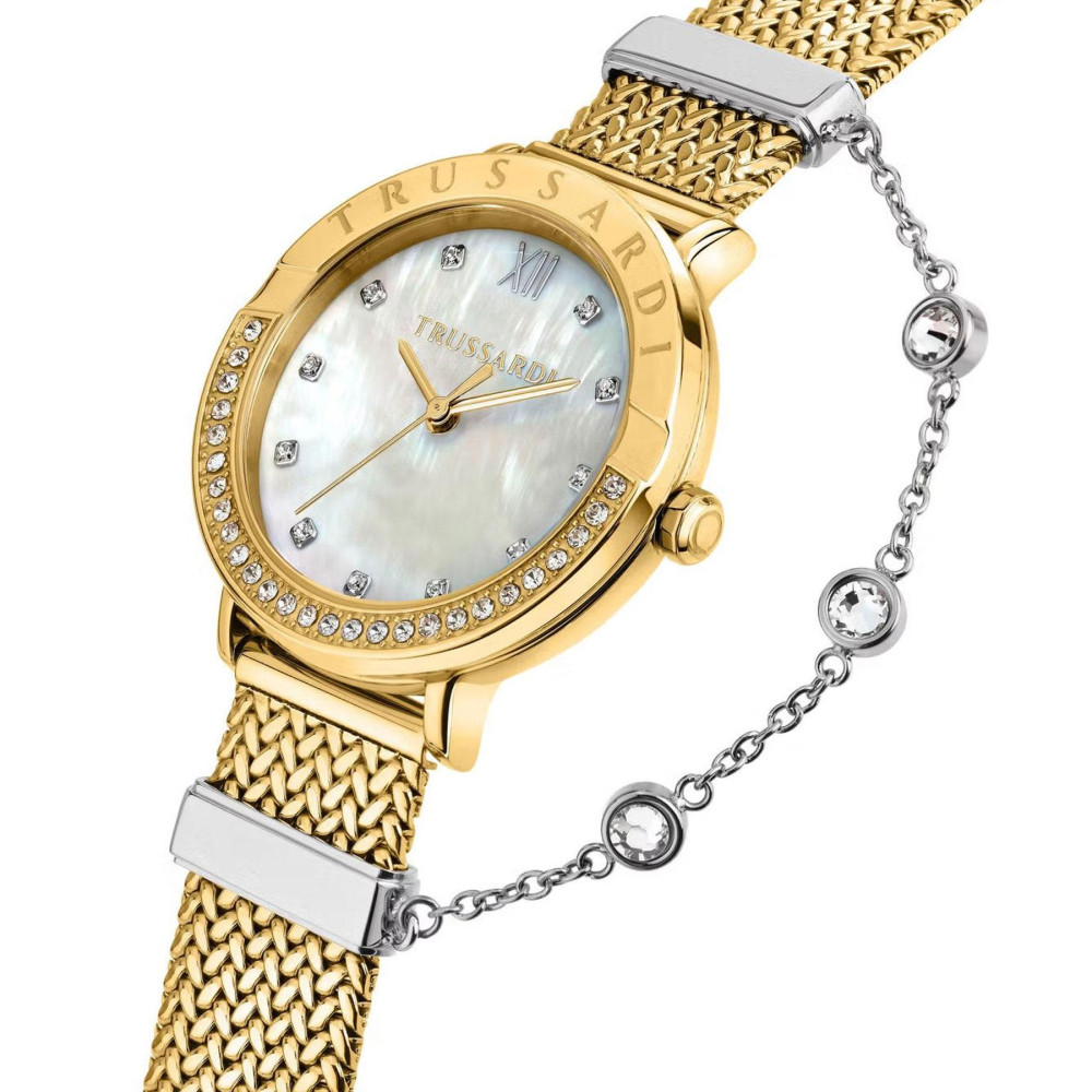 ساعت مچی زنانه اصل | برند تروساردی | مدل R2453125508