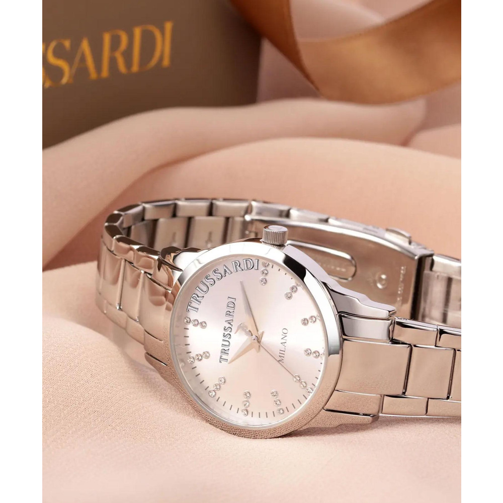 ساعت مچی زنانه اصل | برند تروساردی | مدل R2453141504