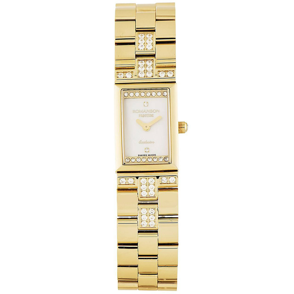 ساعت مچی زنانه اصل | برند رومانسون | مدل RM3255CL1GM11G