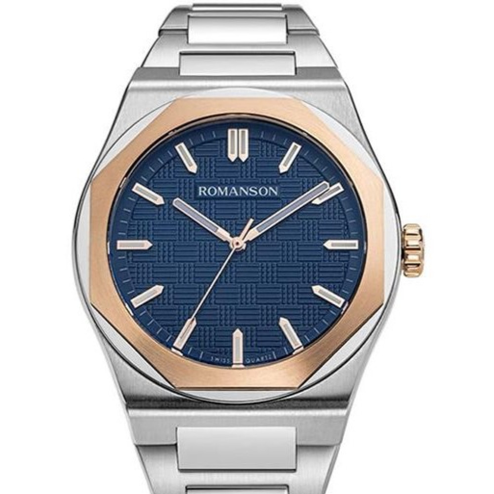 ساعت مچی مردانه اصل | برند رومانسون | مدل RM4BS004MMWJAN6R-BL