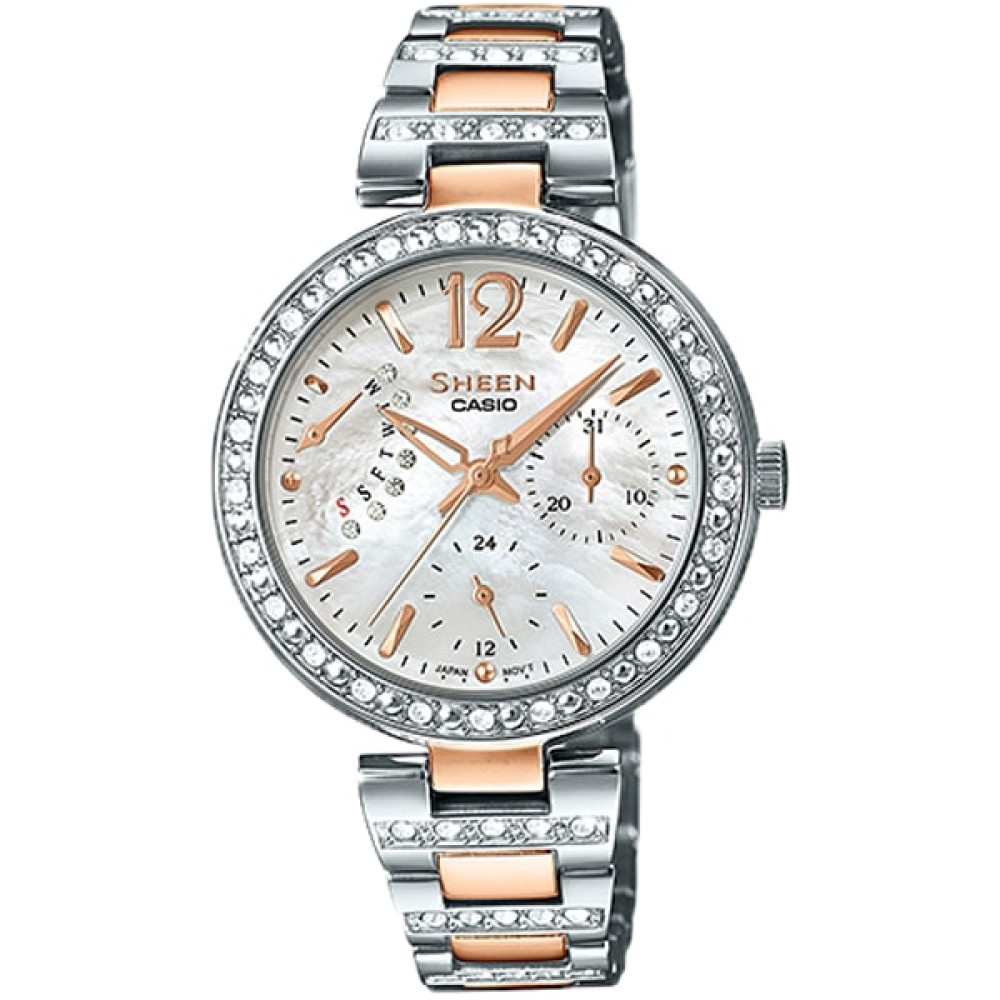 ساعت مچی زنانه اصل | برند کاسیو | مدل SHE-3043SG-7AUDR