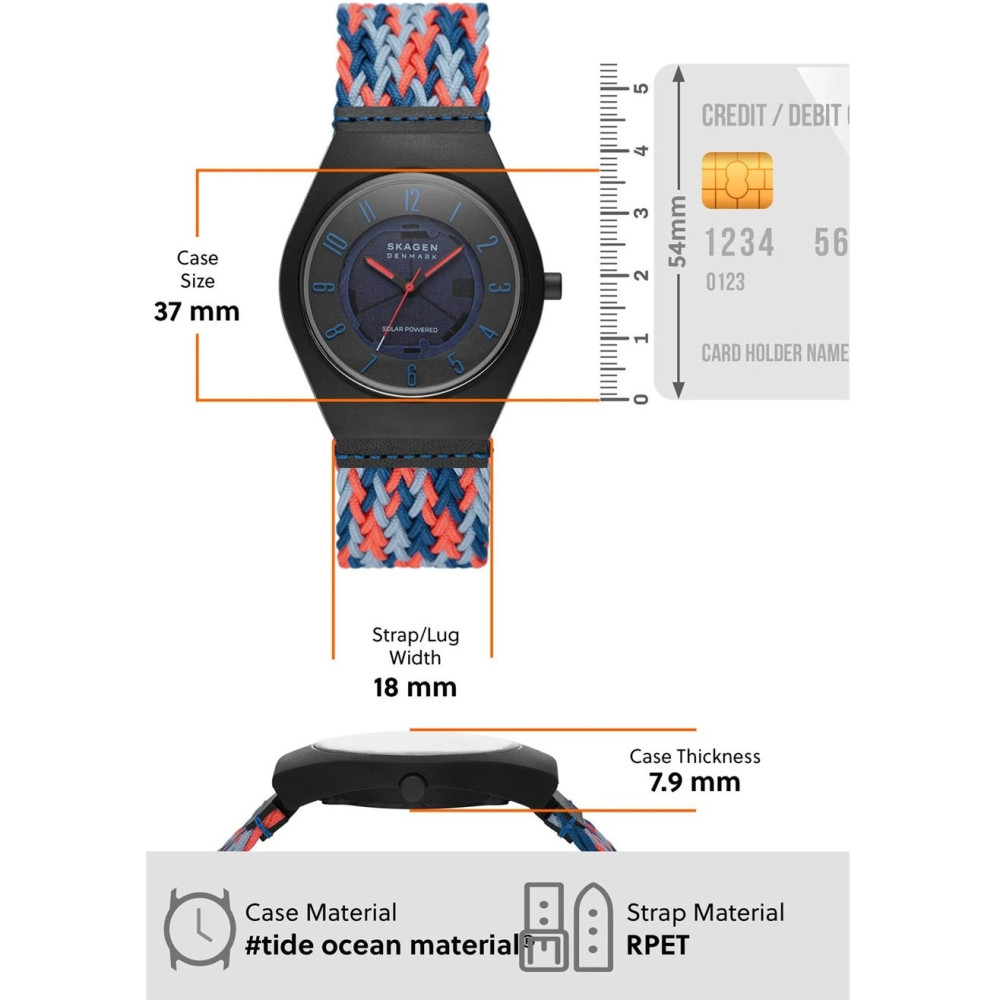 ساعت مچی مردانه اصل | برند اسکاگن | مدل SKW6880