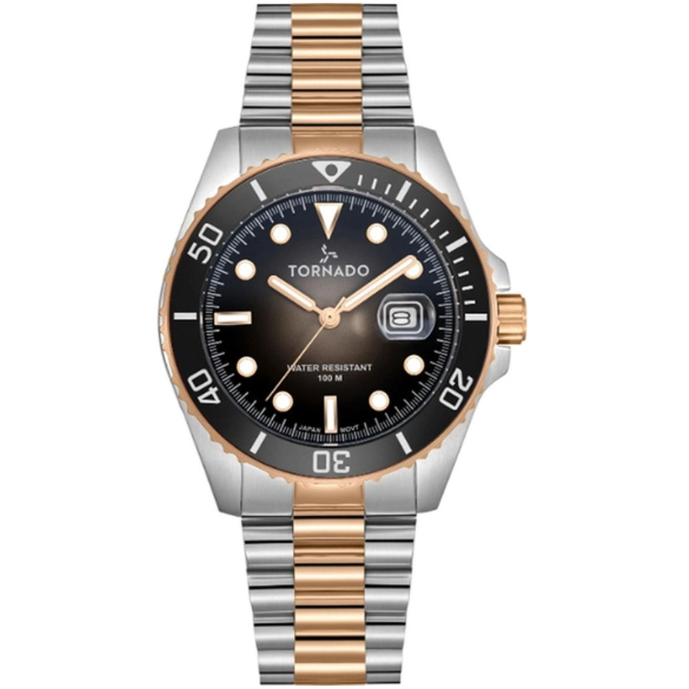 ساعت مچی مردانه اصل | برند تورنادو | مدل T22001-KBKB