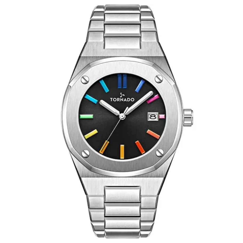 ساعت مچی مردانه اصل | برند تورنادو | مدل T23003-SBSB