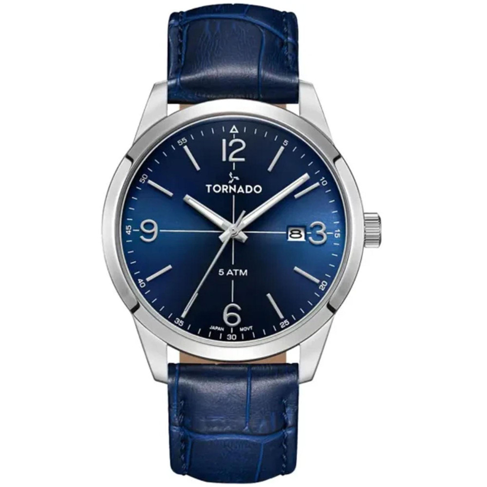 ساعت مچی مردانه اصل | برند تورنادو | مدل T24007-SLNN