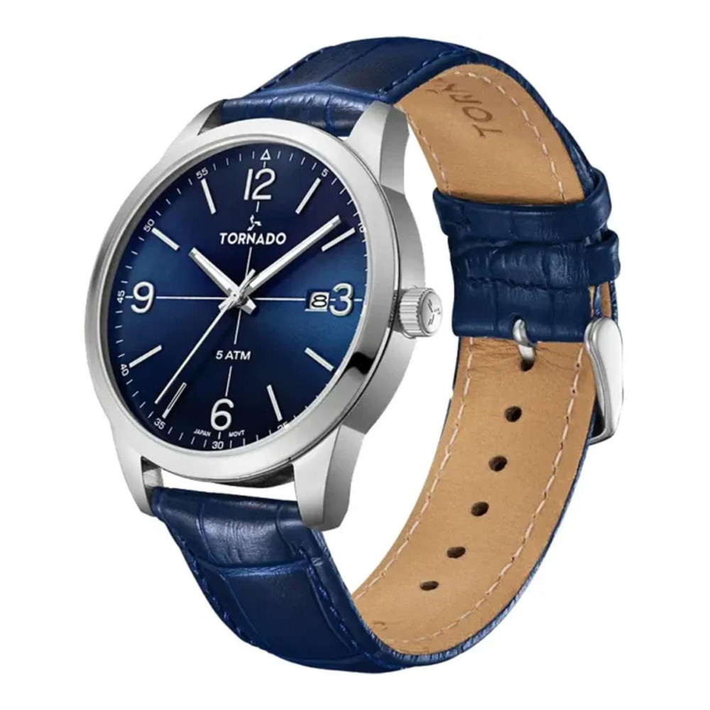 ساعت مچی مردانه اصل | برند تورنادو | مدل T24007-SLNN