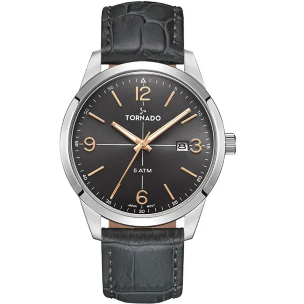 ساعت مچی مردانه اصل | برند تورنادو | مدل T24007-SLXX