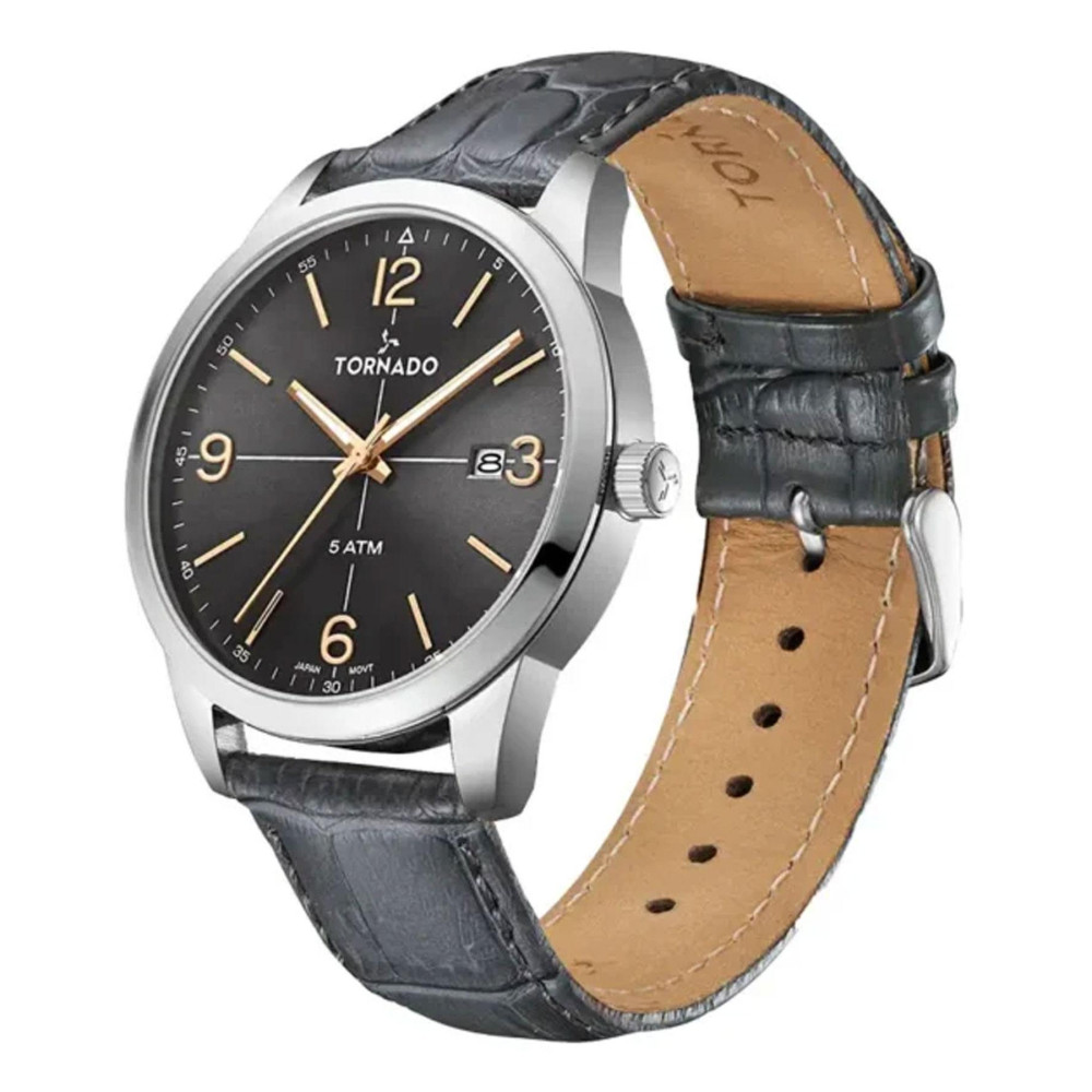 ساعت مچی مردانه اصل | برند تورنادو | مدل T24007-SLXX