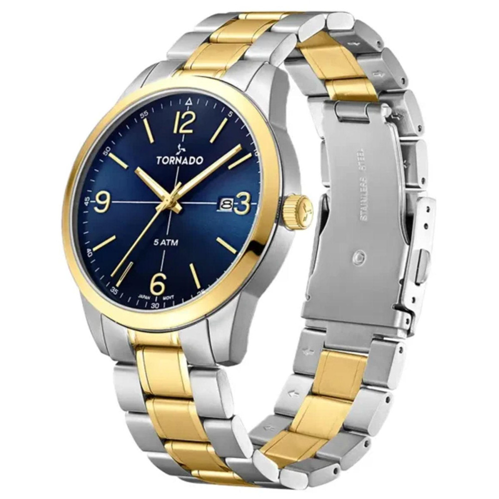 ساعت مچی مردانه اصل | برند تورنادو | مدل T24007-TBTN