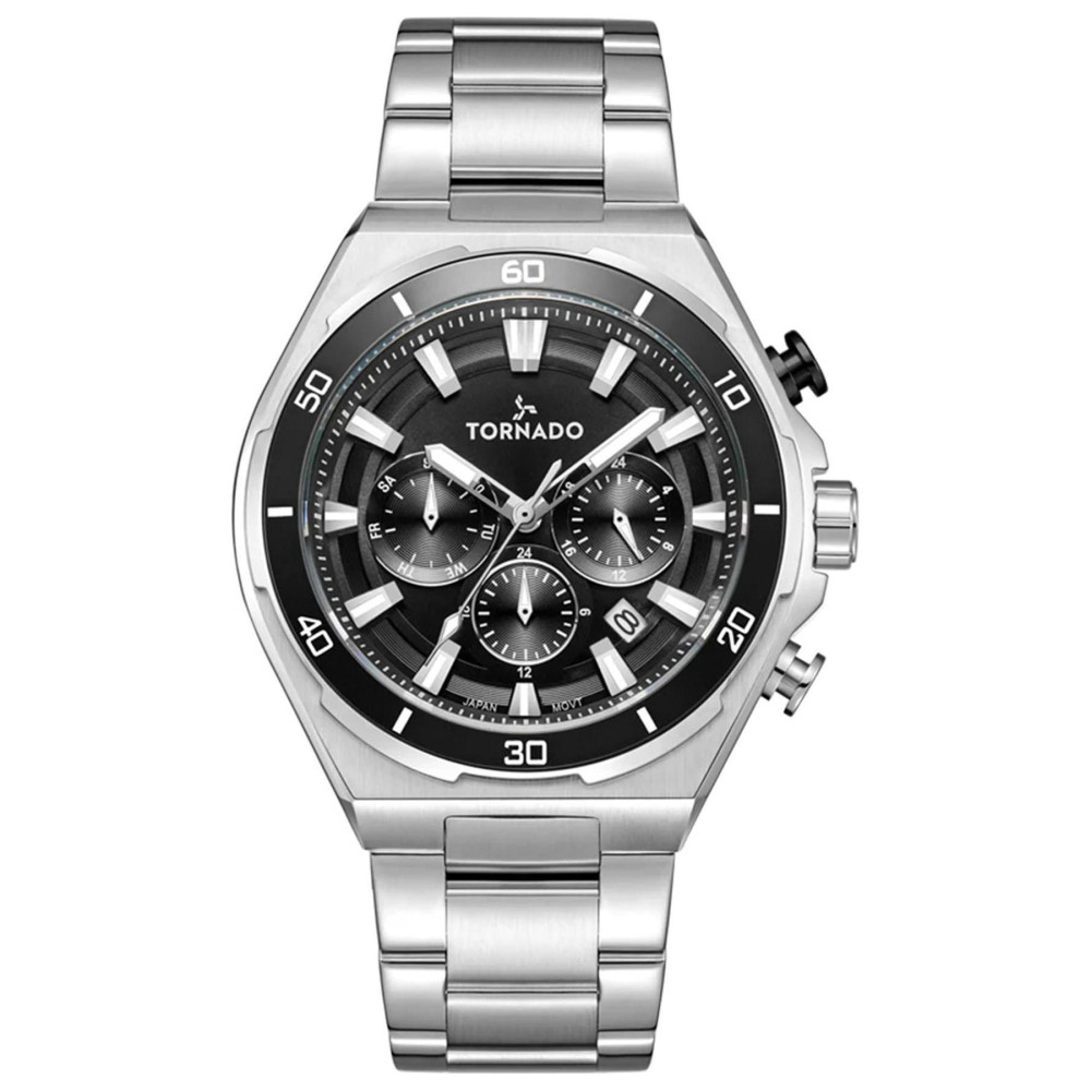 ساعت مچی مردانه اصل | برند تورنادو | مدل T24104-SBSB