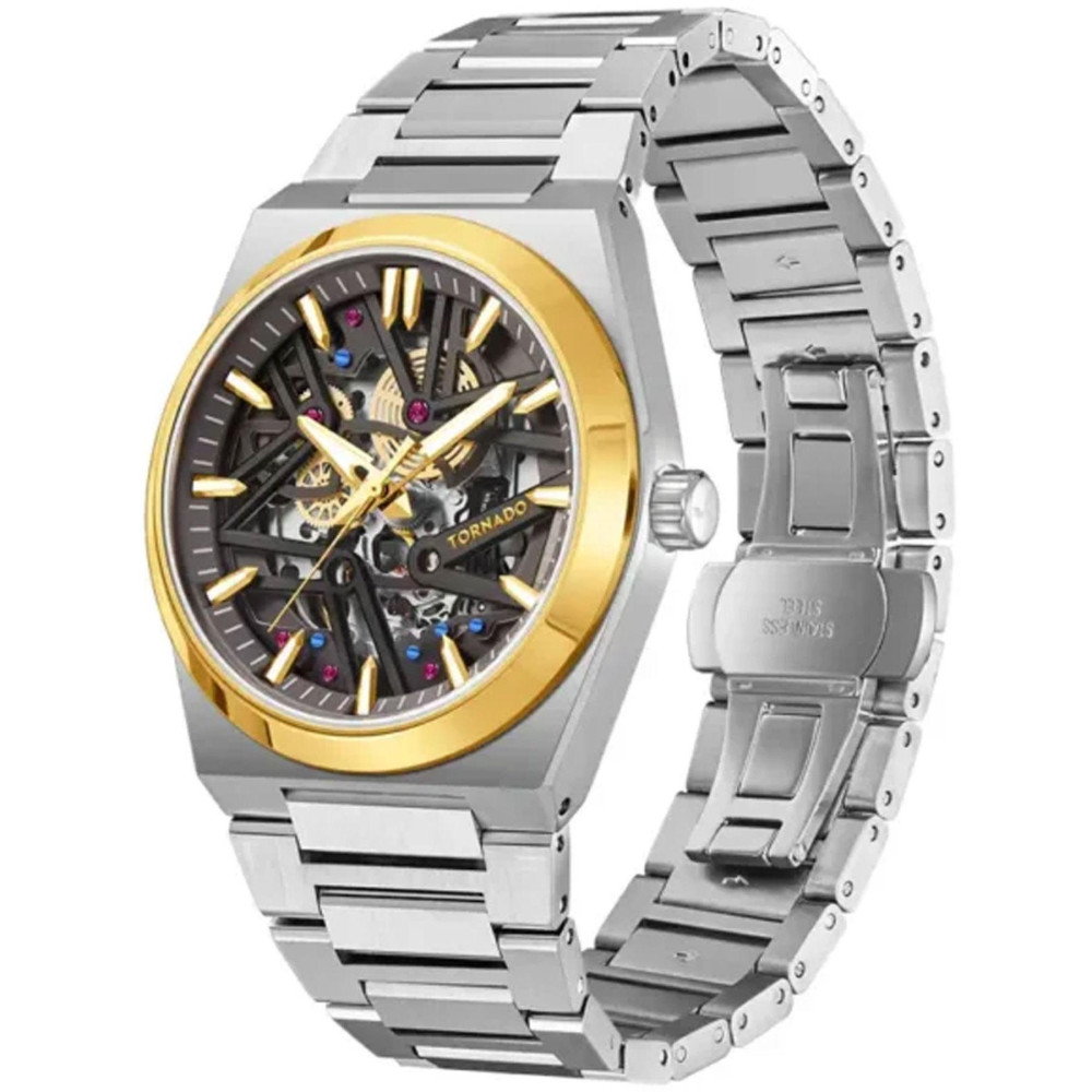 ساعت مچی مردانه اصل | برند تورنادو | مدل T24301-SBSXG