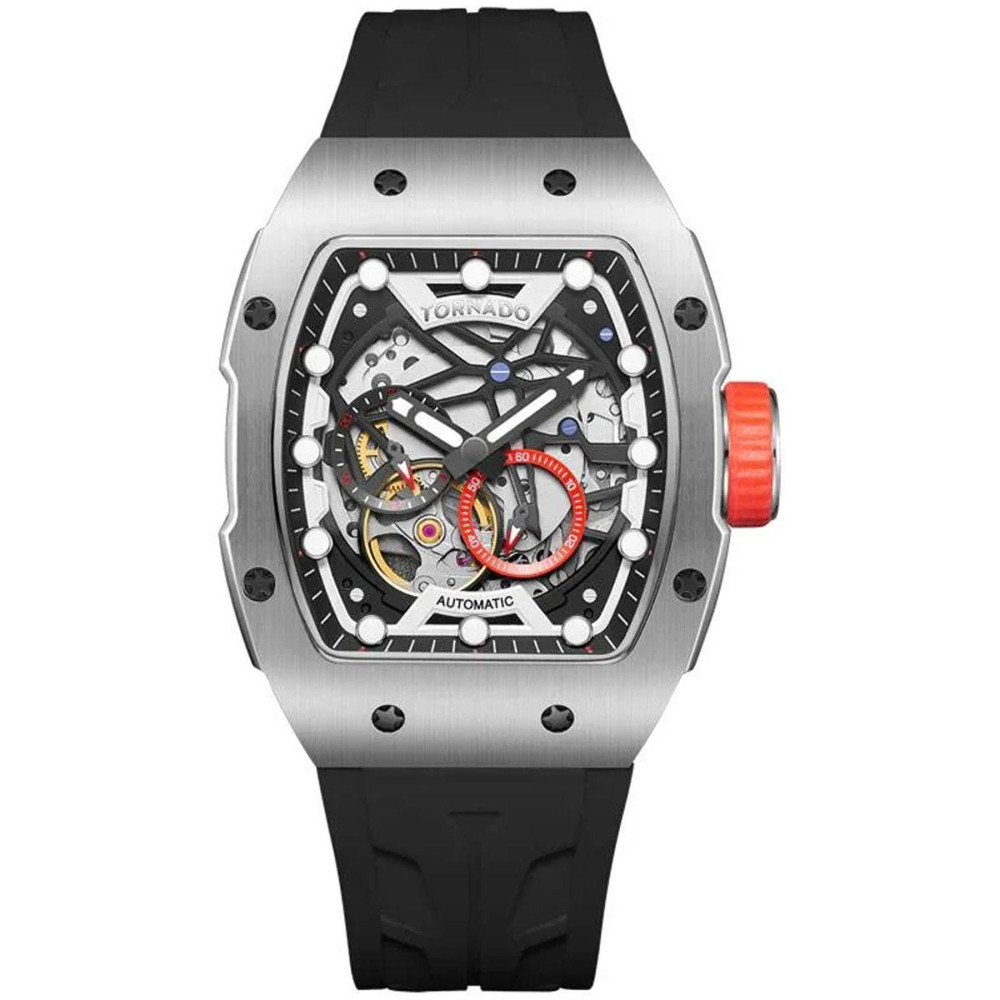 ساعت مچی مردانه اصل | برند تورنادو | مدل T24302-SSBB