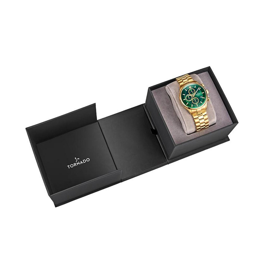 ساعت مچی مردانه اصل | برند تورنادو | مدل T6106B-GBGH