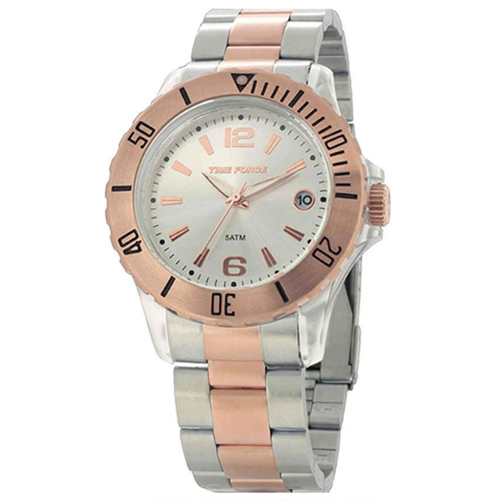 ساعت مچی زنانه اصل | برند تایم فورس | مدل TF4155L15M