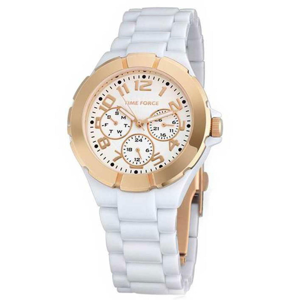 ساعت مچی زنانه اصل | برند تایم فورس | مدل TF4175L11