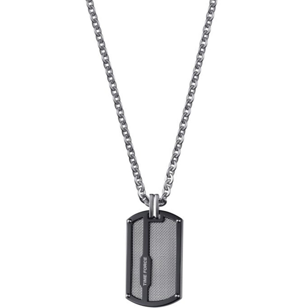 گردنبند مردانه اصل | برند تایم فورس | مدل TS5070CS