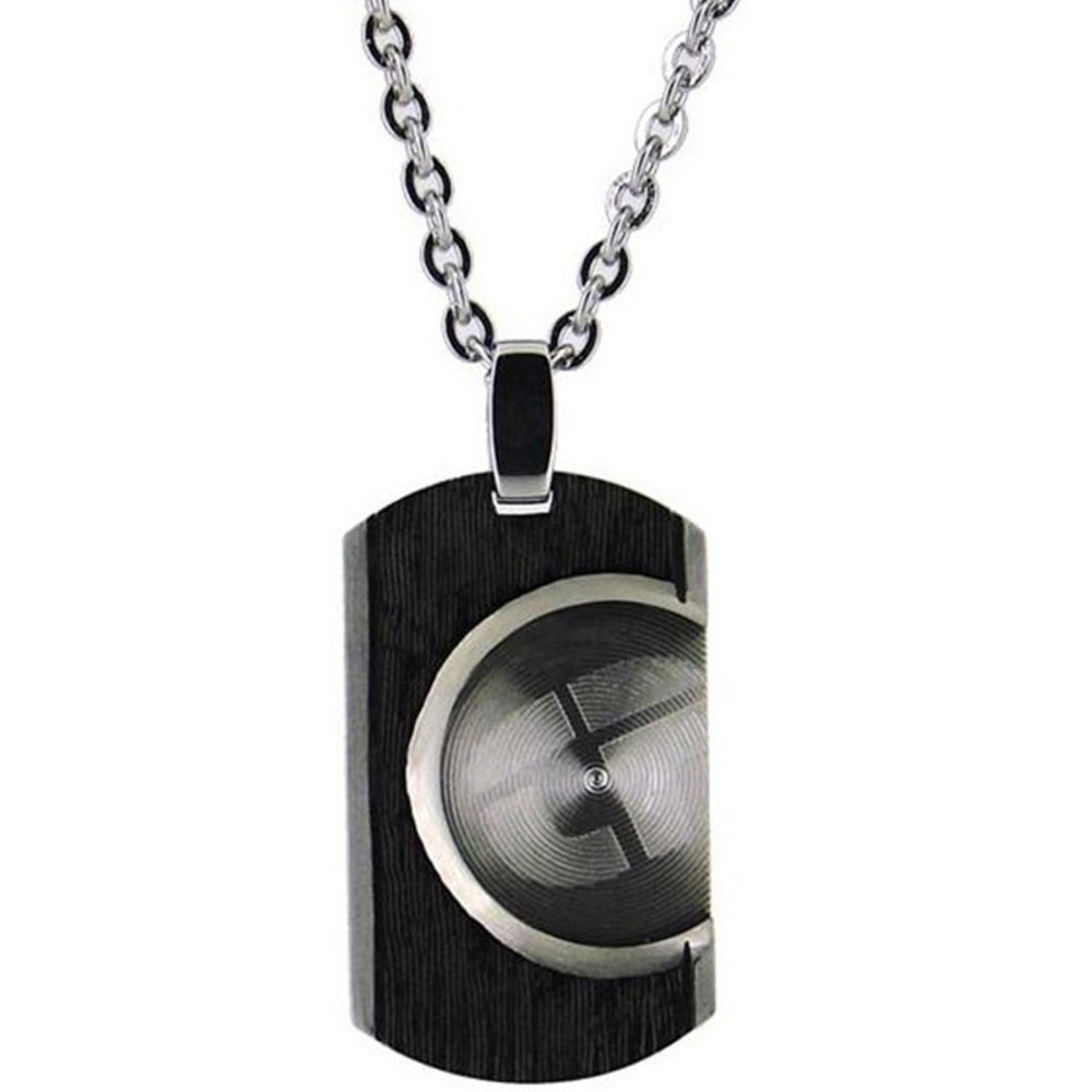 گردنبند مردانه اصل | برند تایم فورس | مدل TS5076CS