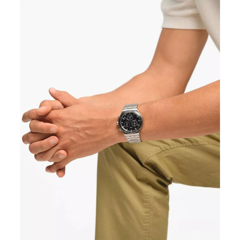 ساعت مچی مردانه اصل | برند سواچ | مدل YVS495G