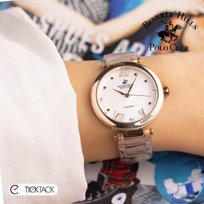 ساعت مچی زنانه اصل | برند بورلی هیلز پولو کلاب | مدل BP3100X.420