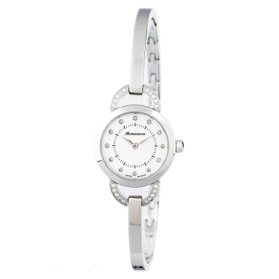 ساعت مچی زنانه اصل | برند رومانسون | مدل RM7A06QLWWA1R1-W