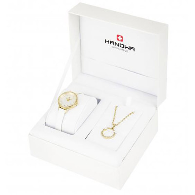 ساعت مچی زنانه اصل | برند هانوا | مدل 16-8009.02.001SET