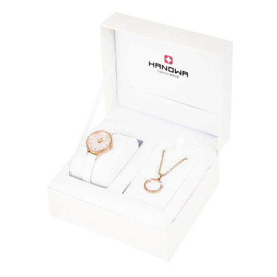 ساعت مچی زنانه اصل | برند هانوا | مدل 16-8009.09.001SET
