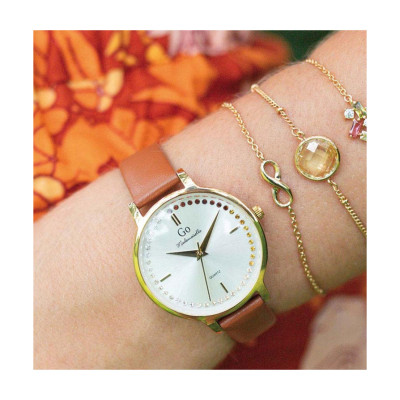 ساعت مچی زنانه اصل | برند جی او | مدل 699499