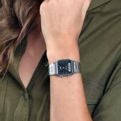 ساعت مچی مردانه اصل | برند کاسیو | مدل AQ-230A-1DMQ