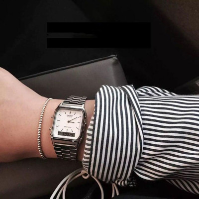 ساعت مچی مردانه - زنانه اصل | برند کاسیو | مدل AQ-230A-7DMQ