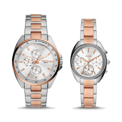 ساعت مچی مردانه - زنانه اصل | برند فسیل | مدل BQ2642SET