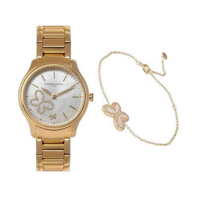 ساعت مچی زنانه اصل | برند پیرکاردین | مدل CF.0912.SJ.1.SET