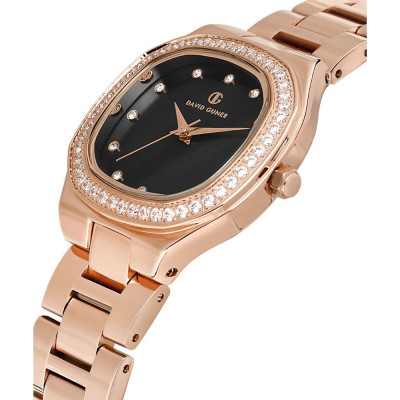 ساعت مچی زنانه اصل | برند دیوید گانر | مدل DG-8519LA-C2