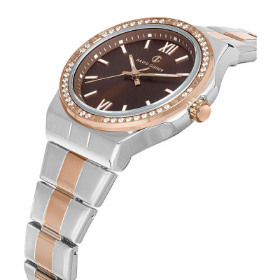 ساعت مچی زنانه اصل | برند دیوید گانر | مدل DG-8606LA-E6