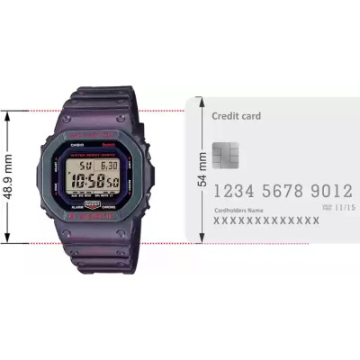 ساعت مچی مردانه اصل | برند کاسیو | مدل DW-B5600AH-6DR