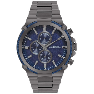 ساعت مچی مردانه اصل | برند فرنچ کانکشن | مدل FCH18GNM