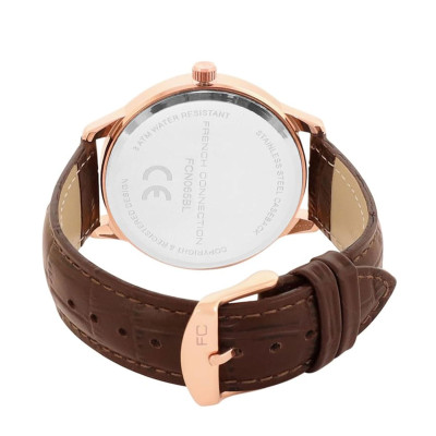 ساعت مچی مردانه اصل | برند فرنچ کانکشن | مدل FCN065BL