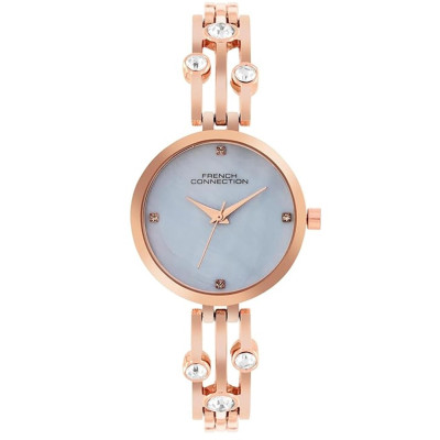 ساعت مچی زنانه اصل | برند فرنچ کانکشن | مدل FCN073URGM