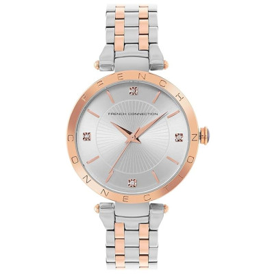 ساعت مچی زنانه اصل | برند فرنچ کانکشن | مدل FCP46RTM-S