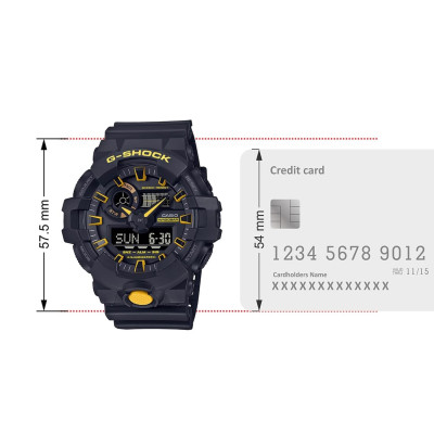 ساعت مچی مردانه اصل | برند کاسیو | مدل GA-700CY-1ADR