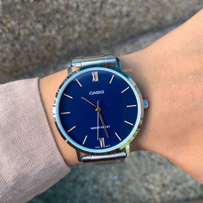 ساعت مچی زنانه اصل | برند کاسیو | مدل LTP-VT01D-2B2UDF