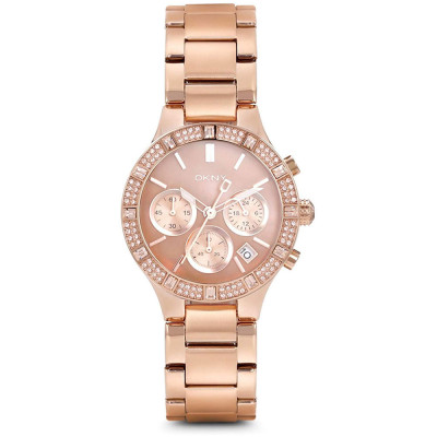 ساعت مچی زنانه اصل | برند دی کی ان وای | مدل NY8508