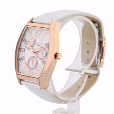 ساعت مچی زنانه اصل | برند کاسیو | مدل SHE-3026GL-7AUDR