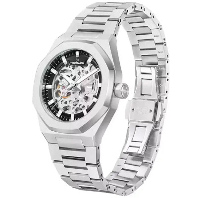 ساعت مچی مردانه اصل | برند تورنادو | مدل T24303-SBSB