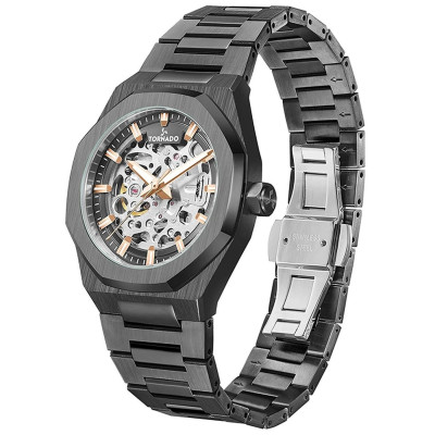 ساعت مچی مردانه اصل | برند تورنادو | مدل T24303-XBXXK