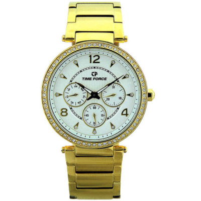ساعت مچی زنانه اصل | برند تایم فورس | مدل TFA7001LGS02M