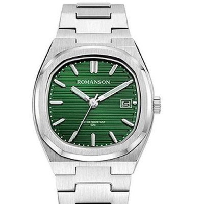 ساعت مچی مردانه اصل | برند رومانسون | مدل TM3BF008MMWWAD2W-GREEN